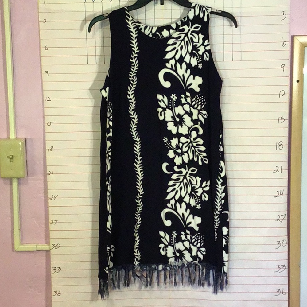 KOKO KNOT - women’s mini dress sz S dark blue & wht - Picture 1 of 5